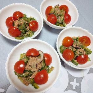うたかた1299969の作ってみた!投稿(【ゴーヤのツナサラダ】疲労回復♪免疫力アップに♪)