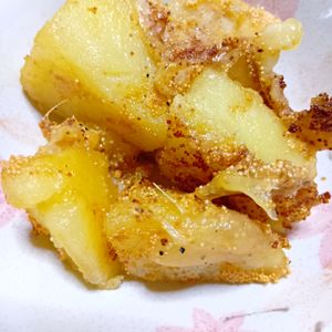 chachaの作ってみた!投稿(カリッホクッ♪【じゃが明太バターチーズ焼き】おつまみにも♡)