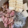 ワンパンで♪【豚こま豆腐のすき煮風】の工程3
