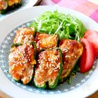 【ピーマンの豚こまチーズ詰め】お手軽食材でボリュームおかず