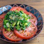 【箸が止まらん！】ねぎトマト