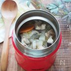 【スープジャー】白菜と鶏肉の和風スープ。