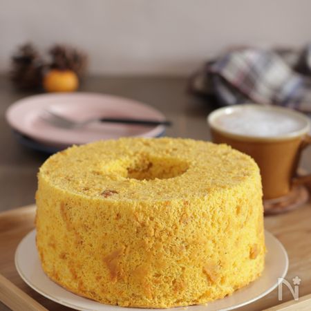 フワフワ食感 かぼちゃのシフォンケーキ 米粉 By 中村りえ レシピサイト Nadia ナディア プロの料理家のおいしいレシピ