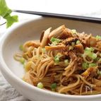 【献立いろいろみそ】お箸で食べる。きのこの和風みそパスタ