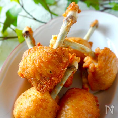 包丁いらずハサミで簡単 鶏手羽先 チューリップの作り方 By 道添明子 あーぴん レシピサイト Nadia ナディア プロの料理家のおいしいレシピ