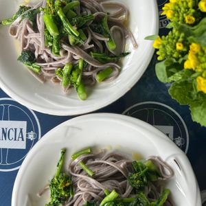 Memento-MORIの作ってみた!投稿(【菜の花とベーコンの柚子胡椒和風パスタ】あとひく美味しさ！)