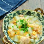 やわらか鶏肉と大根のかき卵とろみ煮