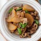 『豚バラ大根の甘辛炒め煮』簡単味しみ♡ご飯が進む♪