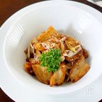 蓮根と長ねぎのバルサミコ酢炒め