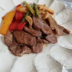 お肉と野菜も一緒に☆トンテキ バーベキュー風ソース