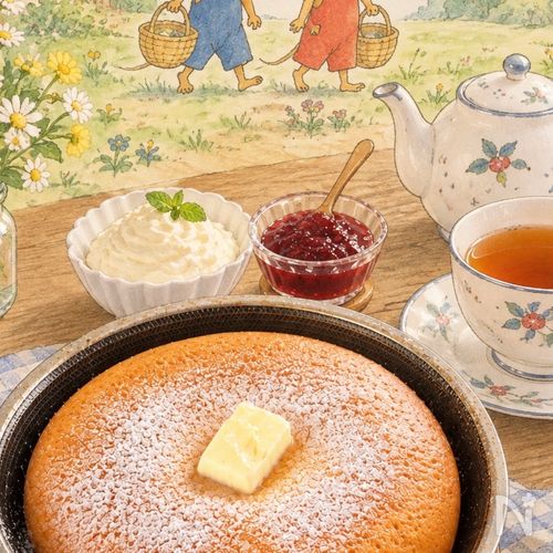 米粉でグリとグラ風パンケーキ