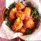子供が喜ぶ！混ぜて揚げるだけ【和風チキンナゲット】