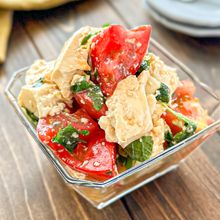 【即席!3分!トマトと豆腐のサラダ】簡単♡すぐできる♪