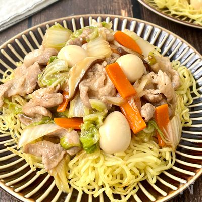 『五目あんかけ焼きそば』味付けの黄金比でお店の味！
