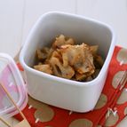 乱切りれんこんのみそおかからー油