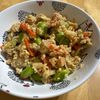 おかむーの作ってみた!投稿(カニカマ炒り豆腐☆栄養満点具沢山)