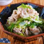 重ねて放置で完成♪『豚バラと白菜の塩だれ蒸し』
