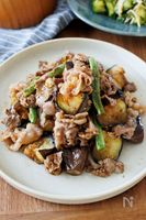 『牛こまとなすのにんにく醤油和え』味つけ簡単♪ご飯がすすむ‼