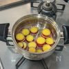 さつまいもの塩はちみつレモン煮の工程3