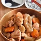 鶏ごぼうとこんにゃくの煮物【作り置き】