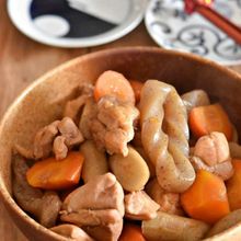 鶏ごぼうとこんにゃくの煮物【作り置き】