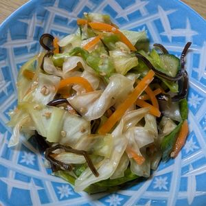 花月雨音🪷の作ってみた!投稿(【キャベツのパリパリ塩こんぶ和え】浅漬けですぐ食べれる♡)