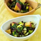 超簡単、まとめてチンするだけ！レンジで小松菜とひじきの煮物