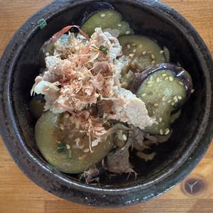 ponnsukeの作ってみた!投稿(止まらない！新定番【焼きナス梅しゃぶ】白だしぽん酢で超簡単♪)