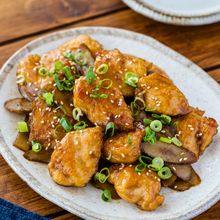 【白米必須】ごぼうと鶏むね肉のポン酢照り焼き
