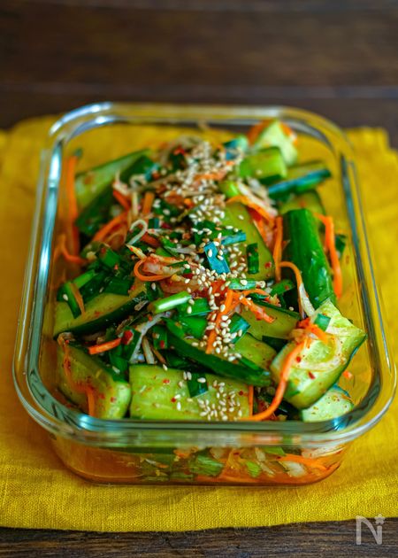 オイキムチ(きゅうりキムチ)・お手軽！簡単！でも本格味！！