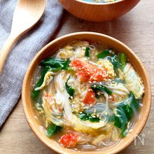 朝ご飯にも♪5分でパパッと「あったか時短スープ」