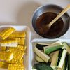 【とうもろこしとズッキーニの黒胡椒炒め】今日のおつまみの工程1