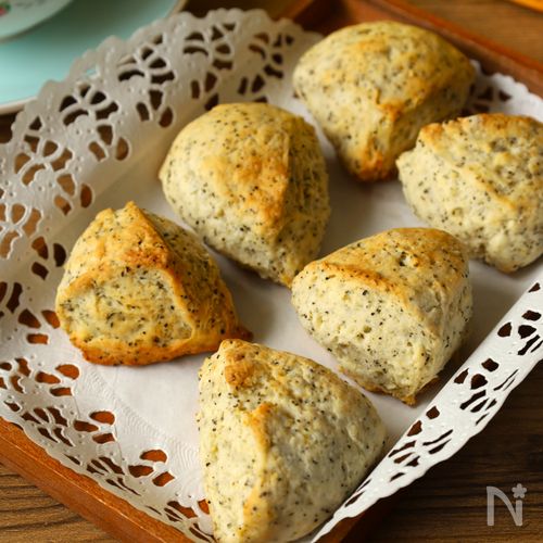 【紅茶のスコーン】バターなし！トースターで簡単レシピ♪