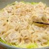豚こま肉で食べごたえ抜群♬ワンパン蒸し餃子♬の工程5