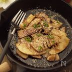 竹の子のチーズ焼き＊甘辛バター醤油風味