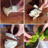 新玉ねぎとレタスのかき玉スープの下準備
