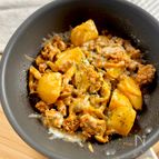 ワンパタでとろ〜り♬【ひき肉のカレーチーズポテト】