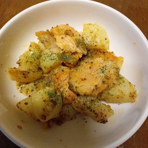 907307の作ってみた!投稿(カリッとしてほくっ！鮭とじゃがいもの粒マスタード焼き)