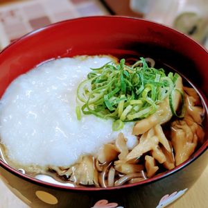まゆのの作ってみた!投稿(【まいたけのとろろそば】つゆが絶品♪)