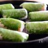 大葉香るちくわチーズのカリもちライスペーパー巻き*新感覚!の工程7
