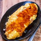 混ぜて焼くオニオンポテトオムレツ