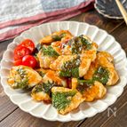 【鶏むね肉と大葉の甘辛巻き】すぐ作れる！簡単おかず♡