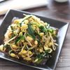 【豆もやしとニラのピリ辛和え】レンチンで簡単！やみつき♪