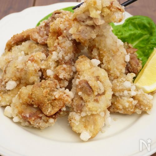 【ざくざく衣の唐揚げ(塩)】シンプルでしみじみ旨い!