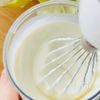 白桃とベリーの贅沢アイスクリームの工程1
