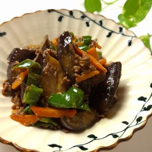 とのちゃまの作ってみた!投稿(ワンパン10分！【なすとひき肉の肉味噌炒め】ご飯すすむ♩)