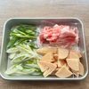 【豚肉とたけのこのねぎ塩炒め】白だしが決め手！の工程1