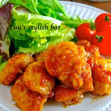 冷めてもしっとり柔らか♪『むね肉の甘酢照り焼き』