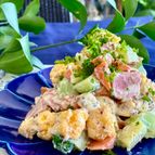 無駄なく野菜を使い切る♡ブロッコリーの芯でクリーミーサラダ