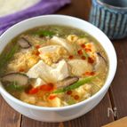 【酸辣湯スープ】つるんとお豆腐にふんわり卵が美味しい